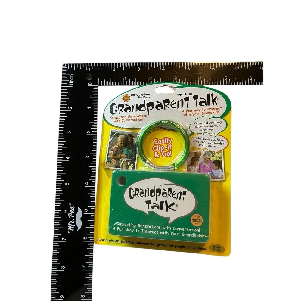 Continuum Games Grandparent Talk Award Winning 100 Conversation Questions New‎